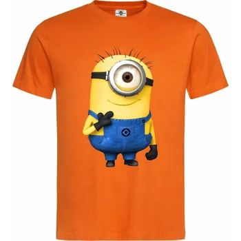 Pánské tričko Tričko Stuart | Mimoni Druh: Dětské, Barva: Oranžová, Velikost: 134-M