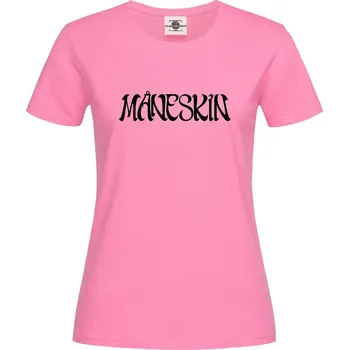 Dámské tričko Tričko Maneskin Druh: Dámské, Barva: Růžová, Velikost: XL