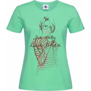Dámské tričko Tričko You only live once Druh: Dámské, Barva: Světle Zelená, Velikost: S
