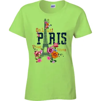 Pánské tričko Tričko Salut! Paris Druh: Dětské, Barva: Světle Zelená, Velikost: XL