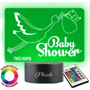 Lampička Plexido vícebarevná Noční lampa