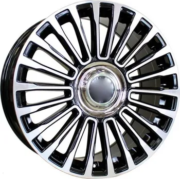 Alu kolo Alu kola Racing Line B1365, 22x9 5x108 ET45, černá + leštění (zátěžová)