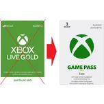 Xbox Game Pass předplatné na 3 měsíce