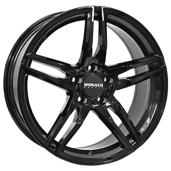 Alu kolo Alu kola MONACO WHEELS GP1, 19x8 5x112 ET45, černá lesklá