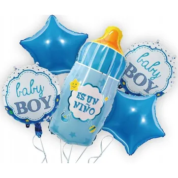 Balónek Balónky Baby Shower Boy pro chlapce 5 kusů