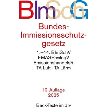Bundes-Immissionsschutzgesetz [DE] (2024, Brožovaná, dtv Verlagsgesellschaft)