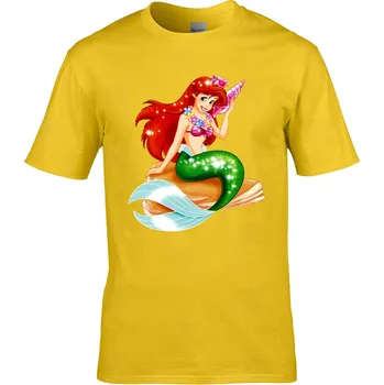 Pánské tričko Tričko Arielle Druh: Dětské, Barva: Žlutá, Velikost: 134-M