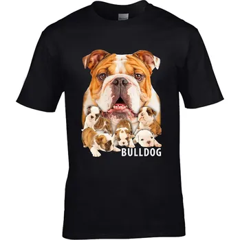 Dámské tričko Tričko Bulldog's family Druh: Dámské, Barva: Růžová, Velikost: XL