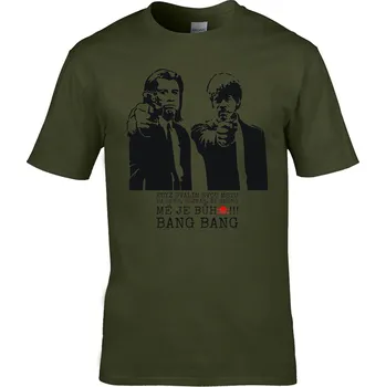 Pánské tričko Tričko Když uvalím svou mstu Druh: Dětské, Barva: Khaki, Velikost: 110-XS