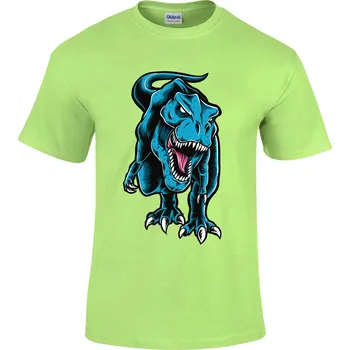 Pánské tričko Tričko Tyrannosaurus Rex Druh: Pánské, Barva: Světle Zelená, Velikost: XL