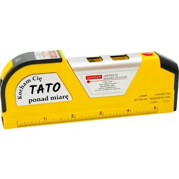 Vodováha Laserová vodováha s metrem – SKVĚLÝ TIP NA DÁREK pro tátu k Vánocům