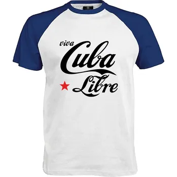 Pánské tričko Tričko Viva Cuba Libre Druh: Pánské, Barva: Royal | Bílá, Velikost: M