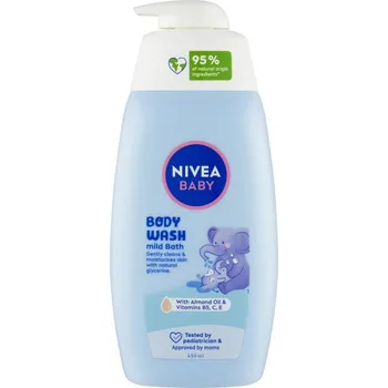 Sprchový gel Nivea Baby Sprchový gel pro jemnou koupel 450ml