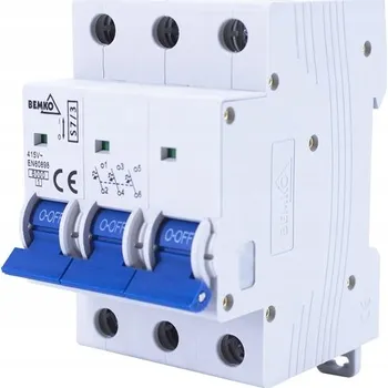 vypínač JIŠTIČ NADPROUDOVÝ BEMKO 3F B25 25A S303 A00-S7-3P-B25
