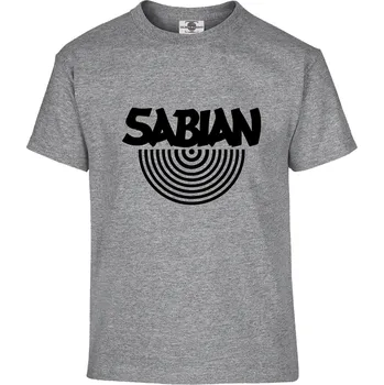 Pánské tričko Tričko Sabian Druh: Dětské, Barva: Šedá, Velikost: 158-XL