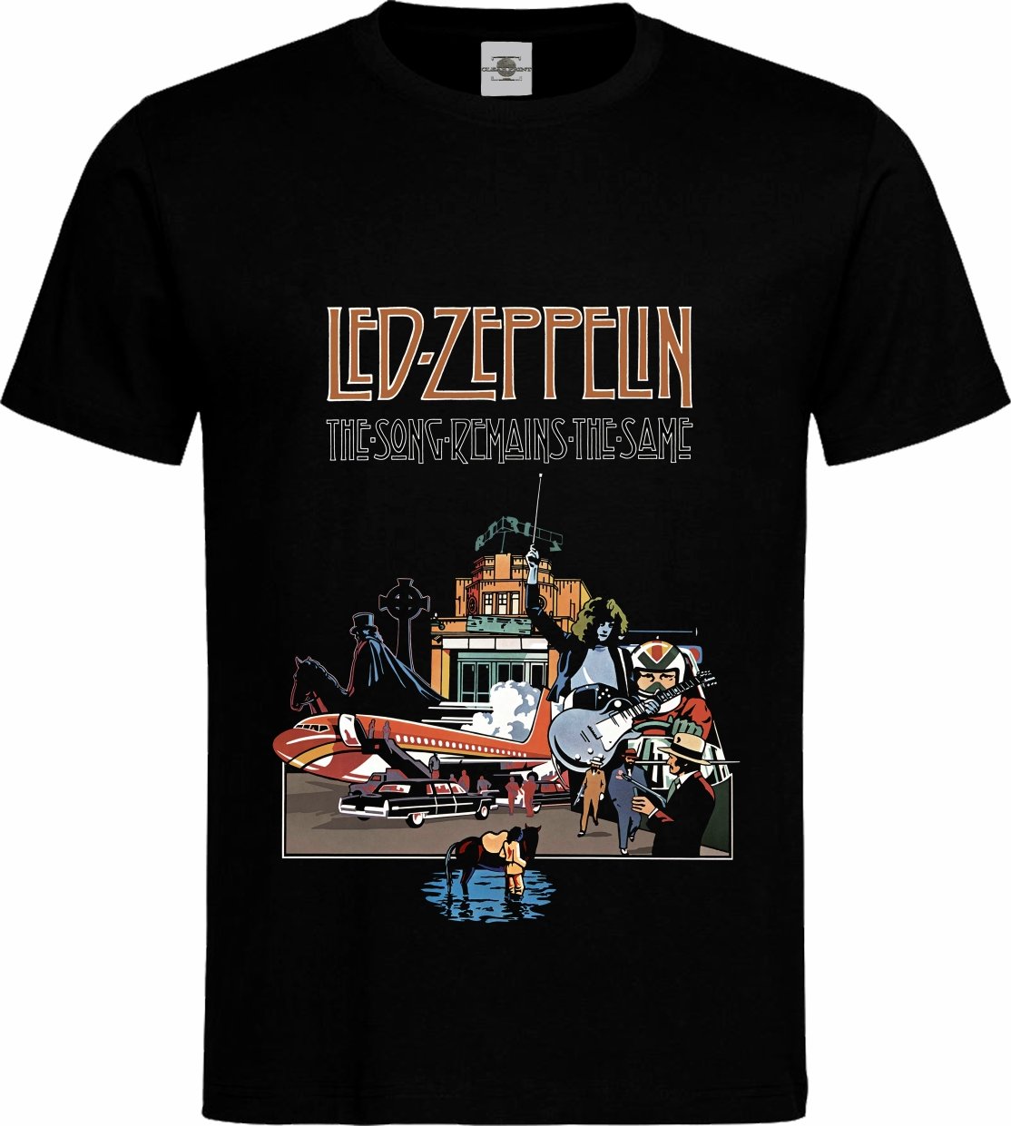 Tričko Led Zeppelin | The song remains the same Druh: Pánské, Barva: Černá, Velikost: M