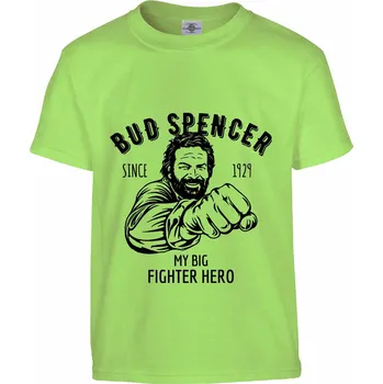 Pánské tričko Tričko Bud Spencer Druh: Dětské, Barva: Světle Zelená, Velikost: 158-XL