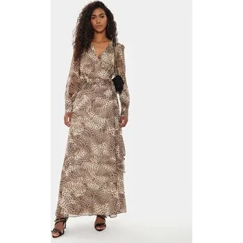 Dámské oblečení Guess Každodenní šaty W4YK34 WDW82 Béžová Regular Fit S