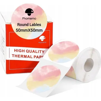 Samolepící etiketa Štítky do tiskárny Phomemo M110 M120 M200 M220 M221 samolepicí 50x50mm