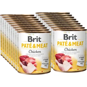 Pro psa BRIT PATE & MEAT CHICKEN 24x800g