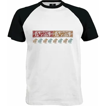 Pánské tričko Tričko Aztécké symboly Druh: Pánské, Barva: Černo | Bílá, Velikost: S