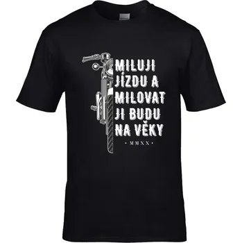 Pánské tričko Tričko Miluji jízdu Druh: Pánské, Barva: Černá, Velikost: S