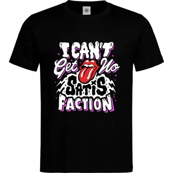 Pánské tričko Tričko I can't get no | Satisfaction Druh: Pánské, Barva: Černá, Velikost: XL