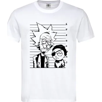 Pánské tričko Tričko Rick & Morty Druh: Pánské, Barva: Bílá, Velikost: L