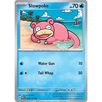 Sběratelská karetní hra Slowpoke 018/131 - Prismatic Evolutions Typ karty: Non-Holo
