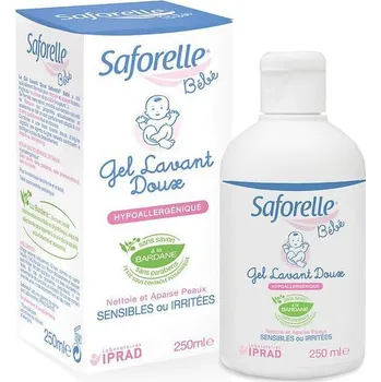 Čistící gel Saforelle Bébé jemný čisticí gel 250 ml
