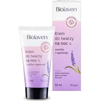 Pleťový krém Hydratační krém na obličej Biolaven Organic 0 SPF na noc 50 ml