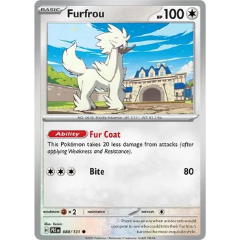 Karetní hra Furfrou 088/131 - Prismatic Evolutions Typ karty: Non-Holo