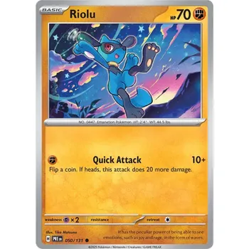 Sběratelská karetní hra Riolu 050/131 - Prismatic Evolutions Typ karty: Non-Holo