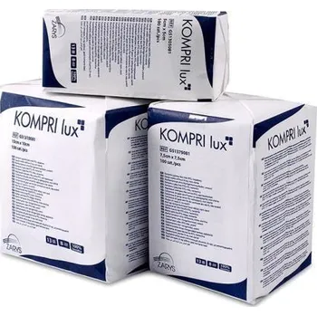 Zdravotnický materiál Komprese gázová , 17N, 8W, 10cmx20cm, Kompr lux (á100ks), nesterilní