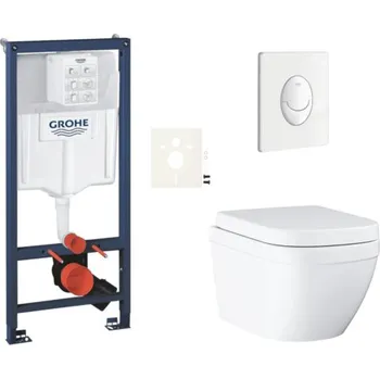 WC sada Závěsný wc set do lehkých stěn / předstěnová montáž GROHE Euro Ceramic SIKOGRSEUSASH0