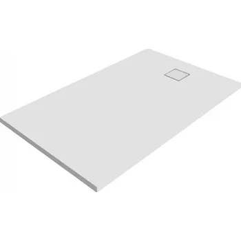 Sprchová vanička Sprchová vanička obdélníková Hüppe EasyFlat 160x90 cm litý mramor bílá matná EF0213.083