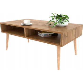 Konferenční stolek Konferenční stolek Malecki Meble obdélníkový 90 x 50 x 45 cm dub wotan