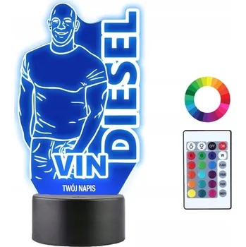 Lampička Plexido vícebarevná Noční lampa