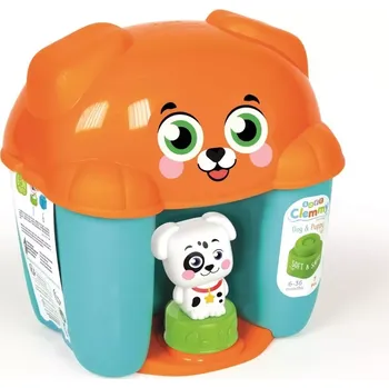 Clementoni Clemmy Baby kyblík s kostkami pejsek