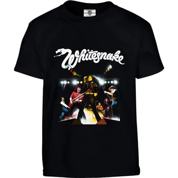 Pánské tričko Tričko Whitesnake | Live Druh: Dětské, Barva: Černá, Velikost: 110-XS