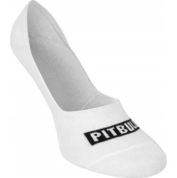 Pánské ponožky Pitbull Ponožky Pitbull tenké bílé velikost 43-46