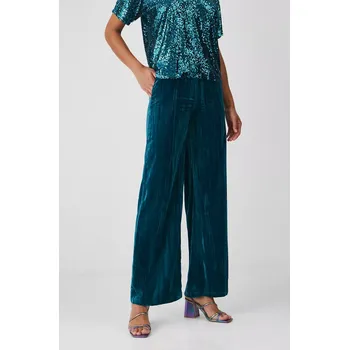 Dámské kalhoty Kalhoty Medicine dámské, zelená barva, široké, high waist RW24.SPDA00 67X, vel. S