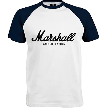 Pánské tričko Tričko Marshall Amplification Druh: Pánské, Barva: Navy | Bílá, Velikost: M