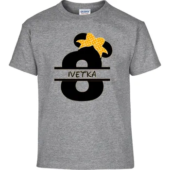 Pánské tričko Tričko Maruška 6 let Druh: Dětské, Barva: Šedá, Velikost: M