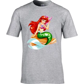 Pánské tričko Tričko Arielle Druh: Dětské, Barva: Šedá, Velikost: 122-S