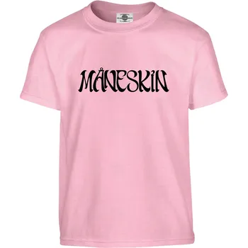 Pánské oblečení Tričko Maneskin Druh: Dětské, Barva: Růžová, Velikost: 158-XL