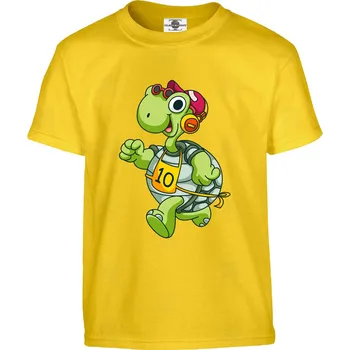 Pánské tričko Tričko Rychlý jako želva Druh: Dětské, Barva: Žlutá, Velikost: 146-L