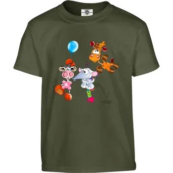 Pánské tričko Tričko Krkouni skotačí Druh: Dětské, Barva: Khaki, Velikost: XL