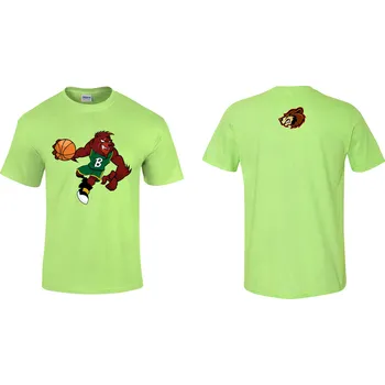 Pánské tričko Tričko Basketball Bear Druh: Pánské, Barva: Světle Zelená, Velikost: M