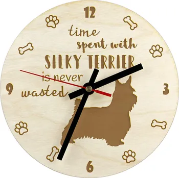 Hodiny Nástěnné hodiny Art-Dog béžové 20 cm